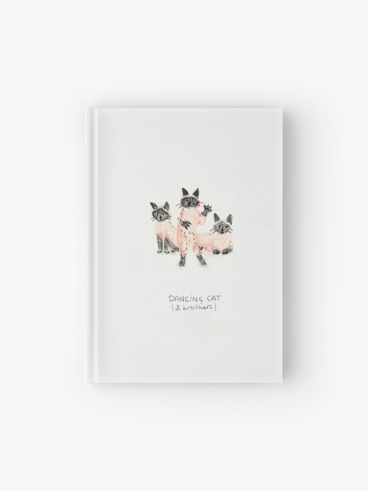 Thumbnail 1 of 3, Journal, A cat dances, his brothers look the other way. designed and sold by Aquilicun.