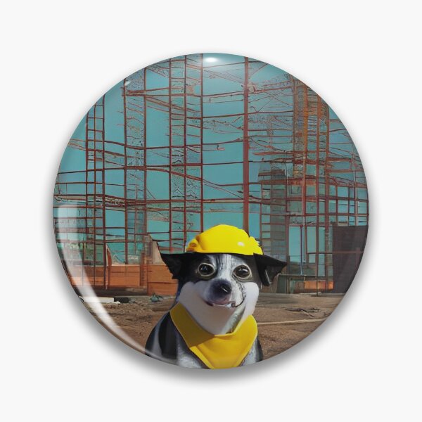 Item preview, Construction Pup designed and sold by DreamWonderGift.