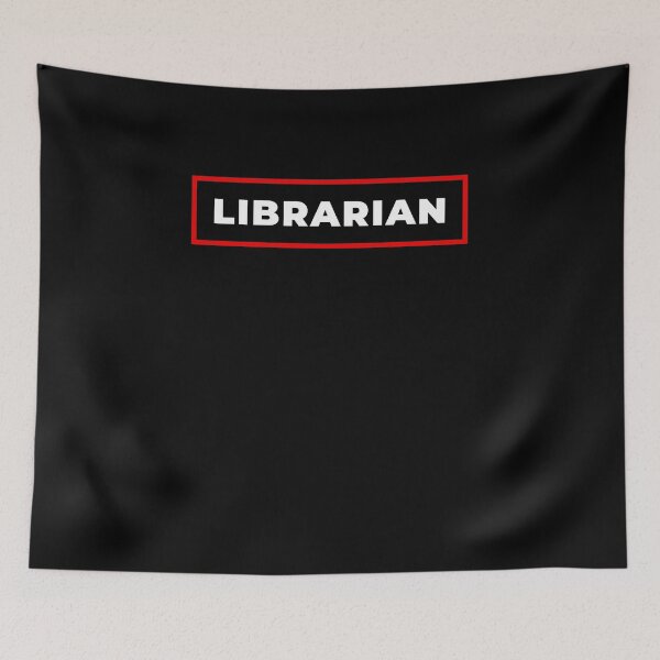 Item preview, Librarian red frame designed and sold by SVPOD.