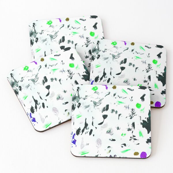 Item preview, Black and Green Dalmatian Pattern designed and sold by Mircea Boboc.