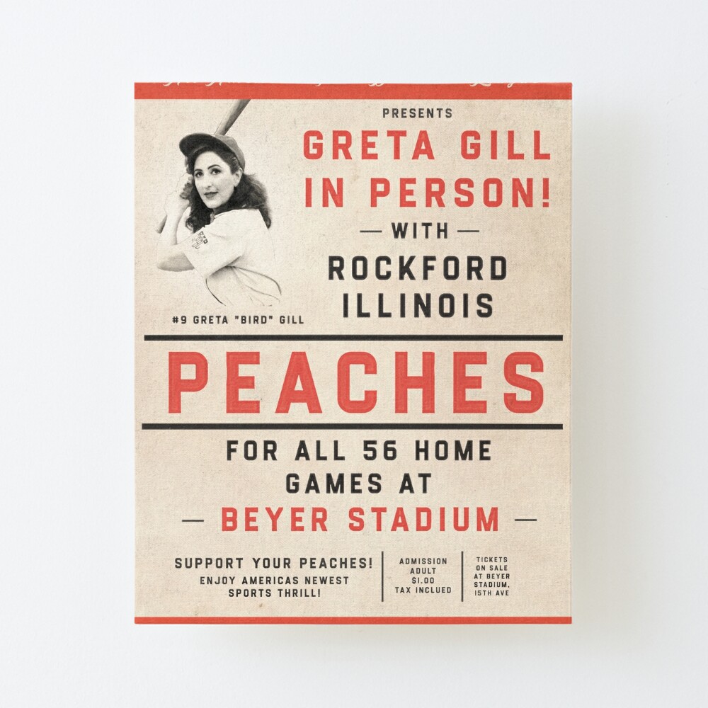 Rockford Red Peaches 1943 Funny 01 Poster for Sale by Rawwoff