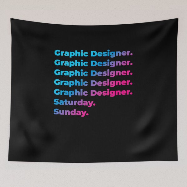 Item preview, Graphic Designer. Saturday. Sunday. designed and sold by SVPOD.