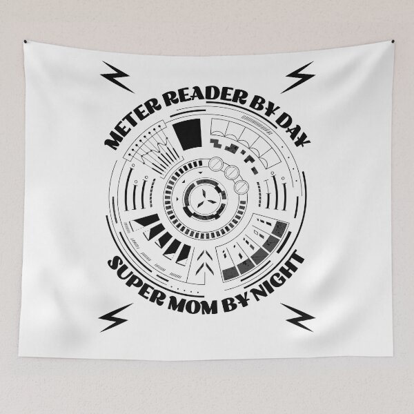 Item preview, Meter Reader By Day - Super Mom designed and sold by Rich Summers Art.