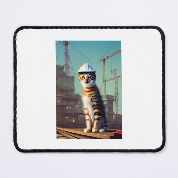 Item preview, Construction Cat designed and sold by DreamWonderGift.