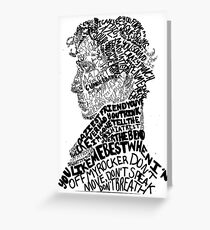 Sherlock Holmes - Crime Solving English Private Detective Greeting Card