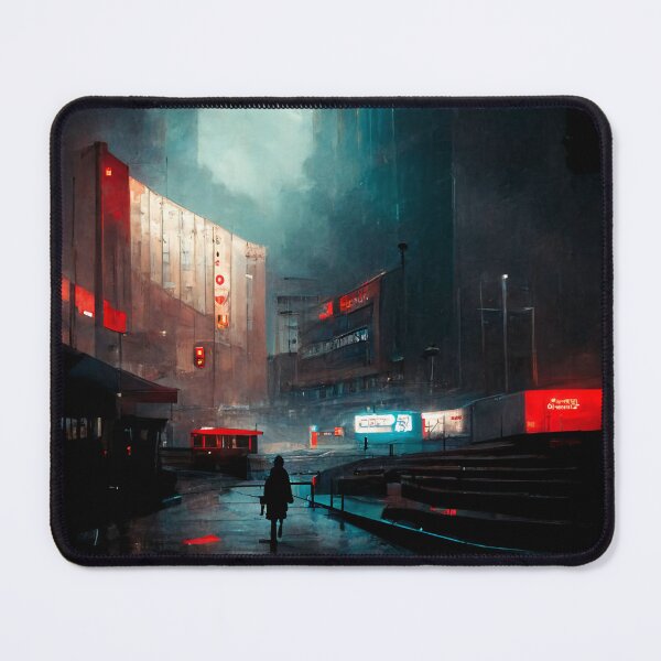 Item preview, Street Science Fiction Cinema Scene Surreal Urban Night designed and sold by HRMNY25.