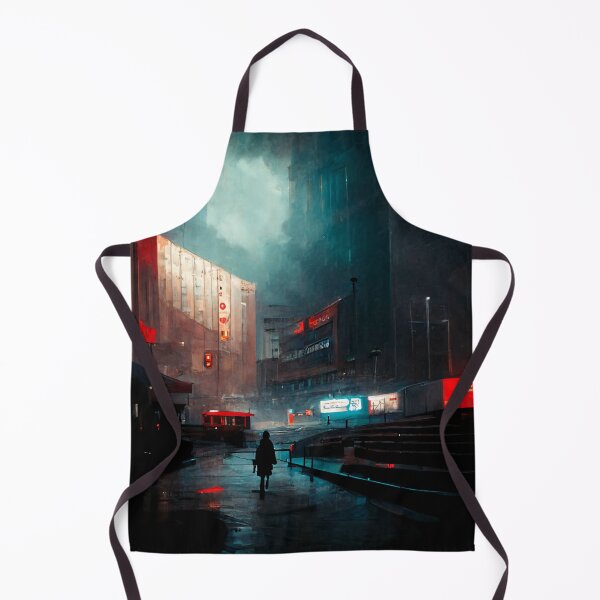 Item preview, Street Science Fiction Cinema Scene Surreal Urban Night designed and sold by HRMNY25.