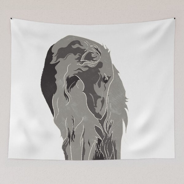 Item preview, Borzoi Hound designed and sold by Vilmaesthetics.