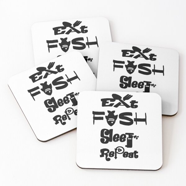 Item preview, Eat fish sleep repeat,V3.  designed and sold by Chakilogy.