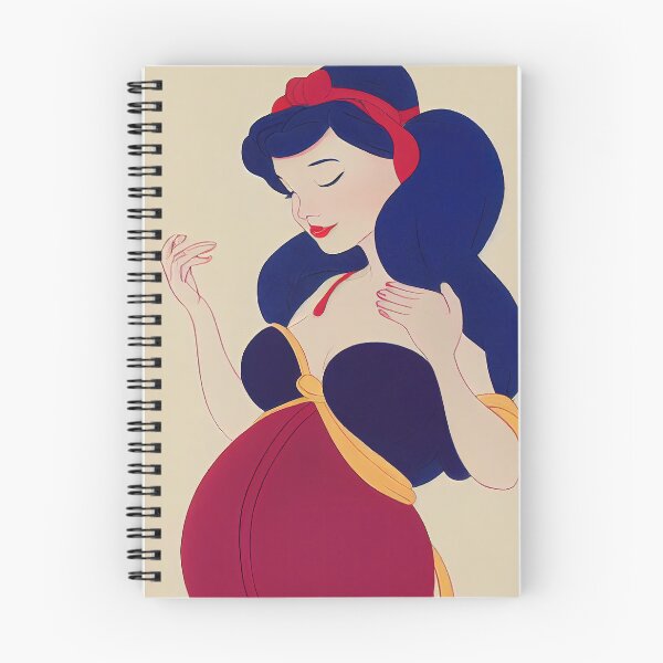 Item preview, Pregnant Snowwhite princess drawing designed and sold by artofbelletz.