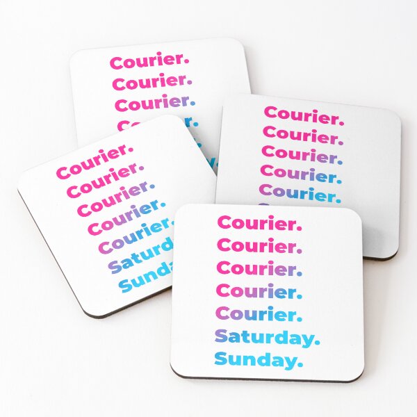 Item preview, Courier work week designed and sold by SVPOD.