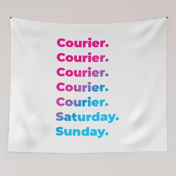 Item preview, Courier work week designed and sold by SVPOD.
