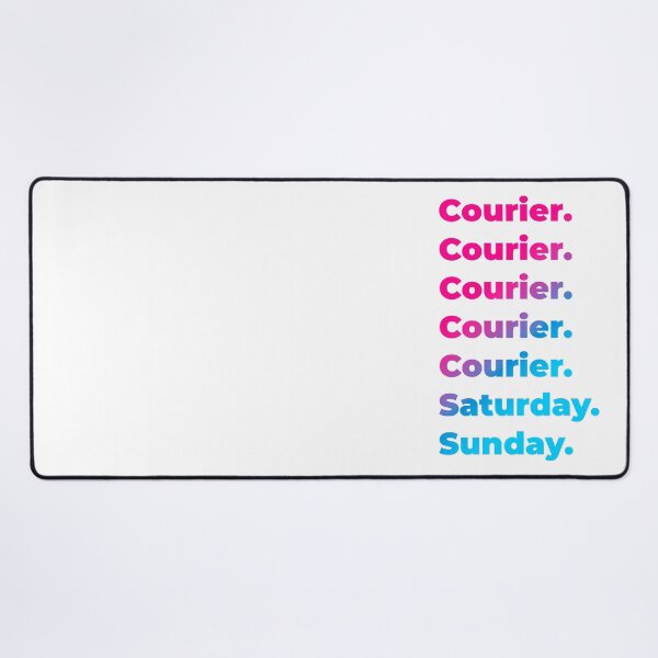 Item preview, Courier work week designed and sold by SVPOD.