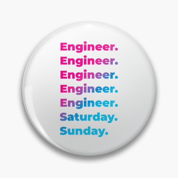 Item preview, Engineer work week designed and sold by SVPOD.
