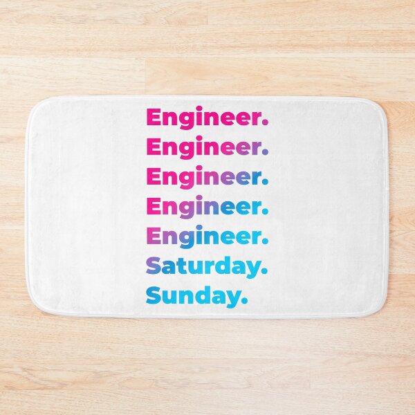Item preview, Engineer work week designed and sold by SVPOD.