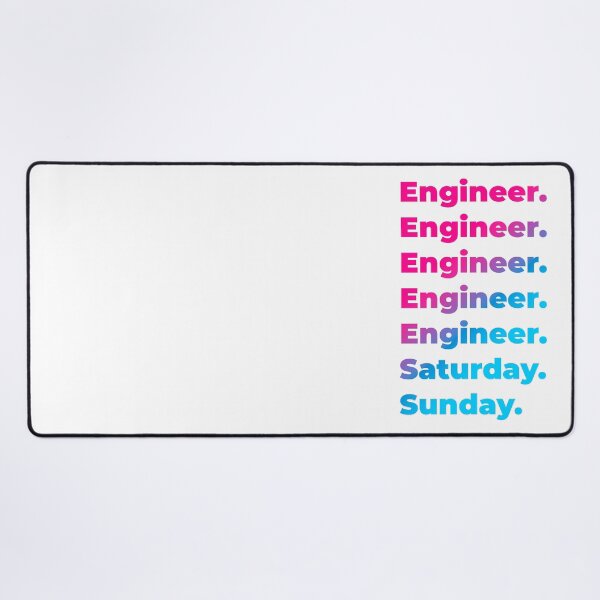 Item preview, Engineer work week designed and sold by SVPOD.