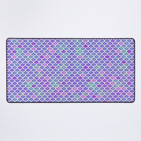 Item preview, MERMAID SCALES PATTERN blue pink purple  designed and sold by FRKI-DIDI.