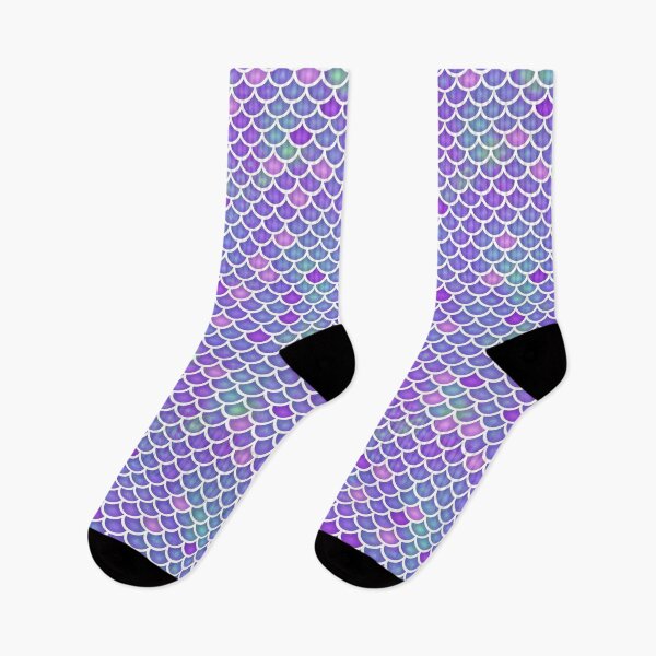 Item preview, MERMAID SCALES PATTERN blue pink purple  designed and sold by FRKI-DIDI.