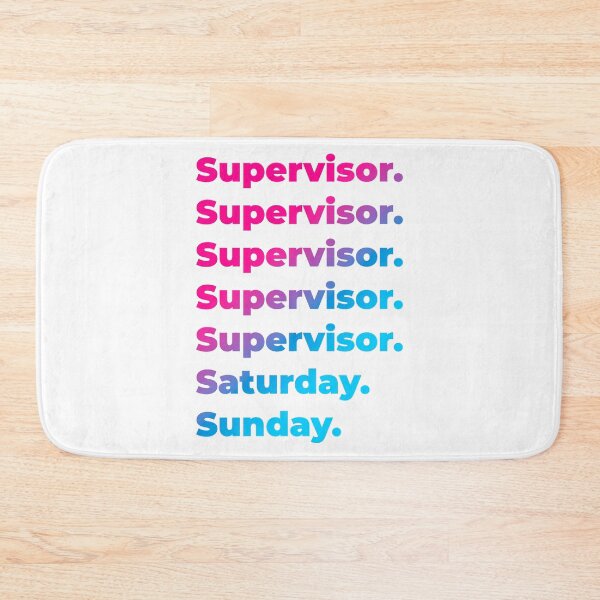 Item preview, Supervisor work week designed and sold by SVPOD.