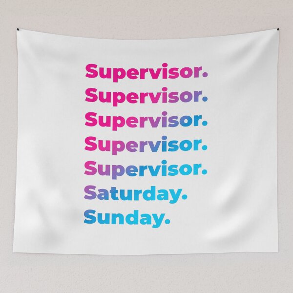 Item preview, Supervisor work week designed and sold by SVPOD.