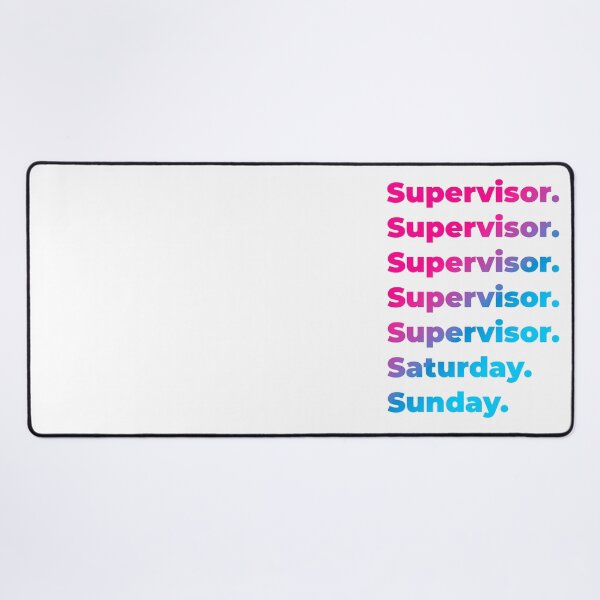 Item preview, Supervisor work week designed and sold by SVPOD.