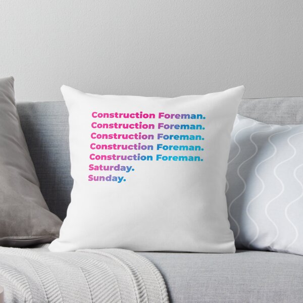 Item preview, Construction Foreman work week designed and sold by SVPOD.