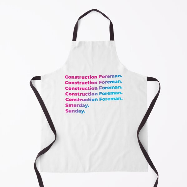 Item preview, Construction Foreman work week designed and sold by SVPOD.