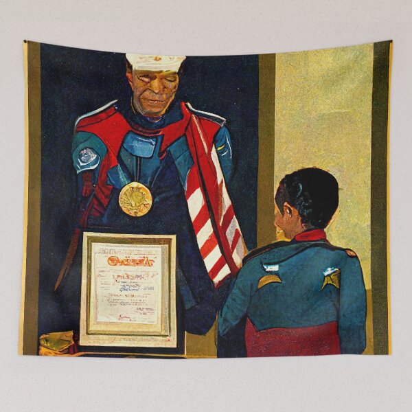 Item preview, Some Little Kid Gives a Medal for Winning the Baking Games of America  to Captain Mudfish Starbolt designed and sold by WinnieWonka13.