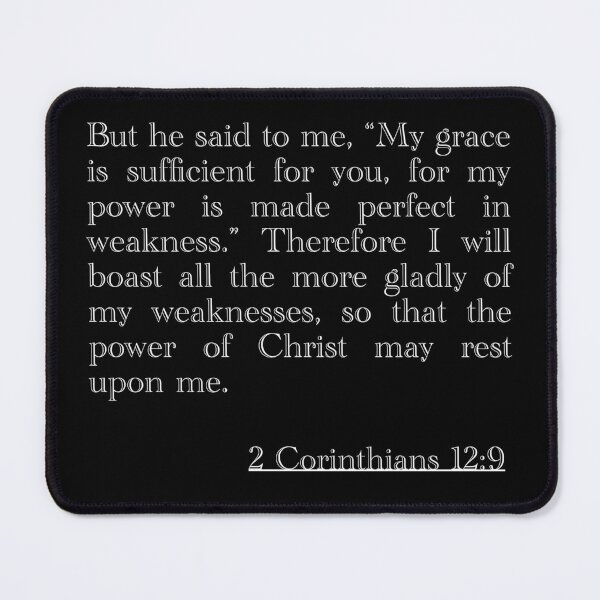 Item preview, 2 Corinthians 12:9 designed and sold by IsraWiss.