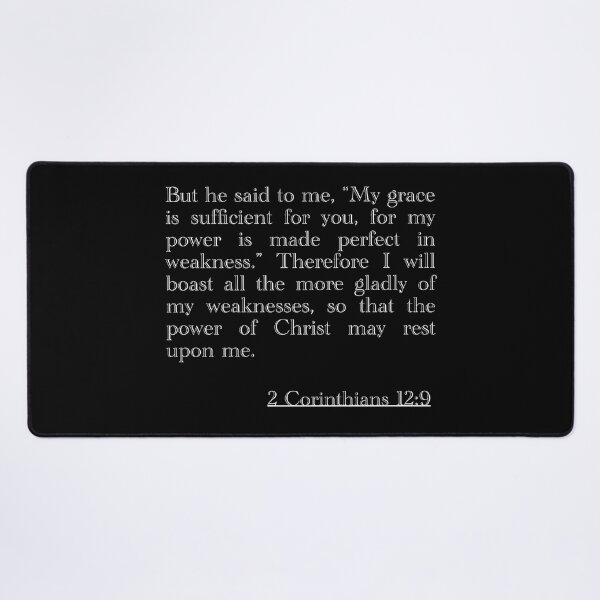 Item preview, 2 Corinthians 12:9 designed and sold by IsraWiss.