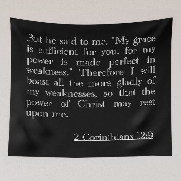 Item preview, 2 Corinthians 12:9 designed and sold by IsraWiss.
