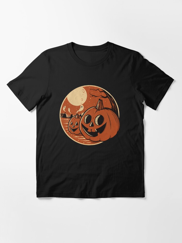 Vintage Halloween Pumpkin Scene Essential T-Shirt for Sale by Pat Peterson