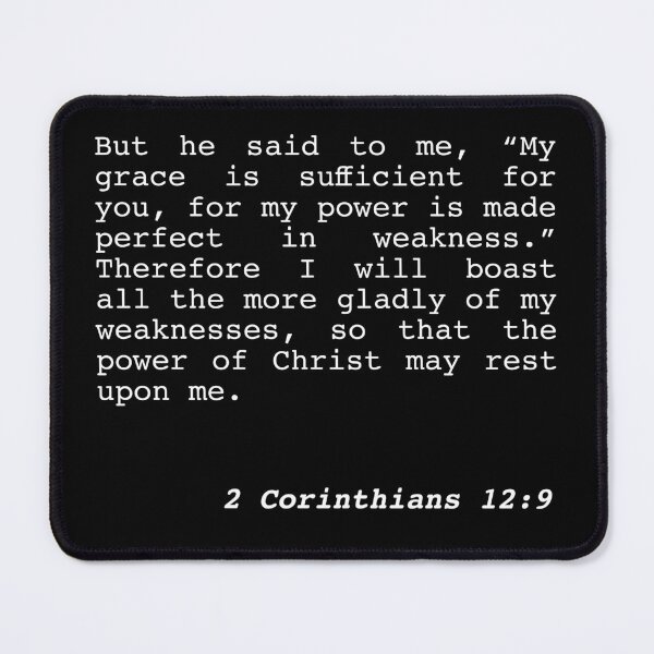 Item preview, 2 Corinthians 12:9 designed and sold by IsraWiss.