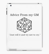 Pithy Roleplay Game Quote iPad Case/Skin