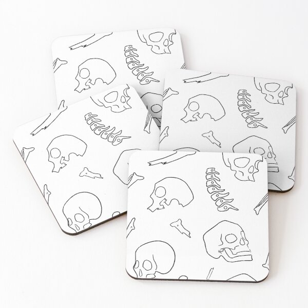 Item preview, Skulls and bones designed and sold by Vilmaesthetics.