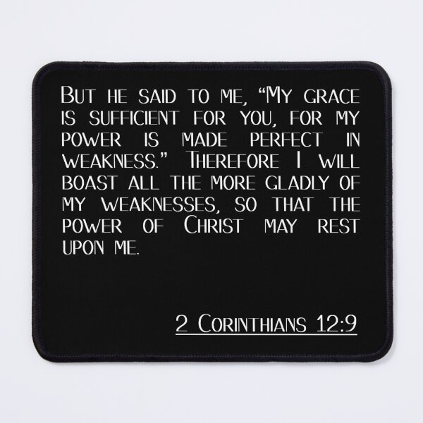 Item preview, 2 Corinthians 12:9 designed and sold by IsraWiss.