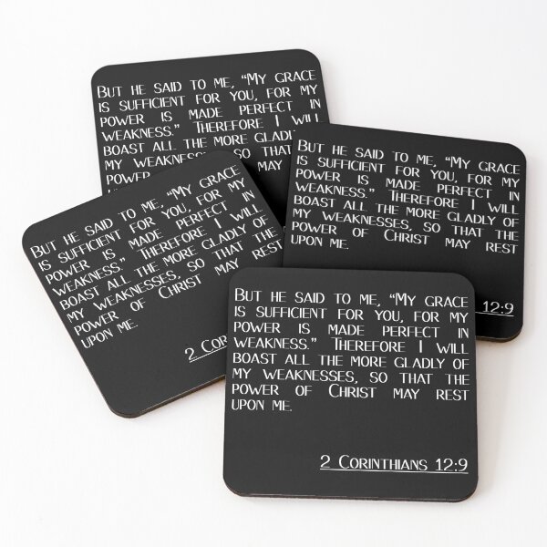 Item preview, 2 Corinthians 12:9 designed and sold by IsraWiss.