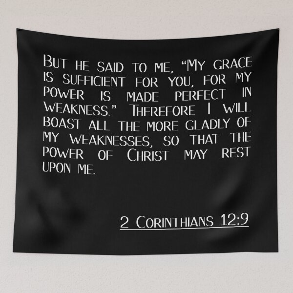 Item preview, 2 Corinthians 12:9 designed and sold by IsraWiss.