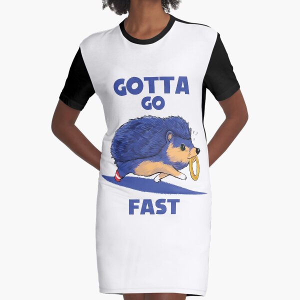 Gotta Go Fast Graphic T-Shirt Dress