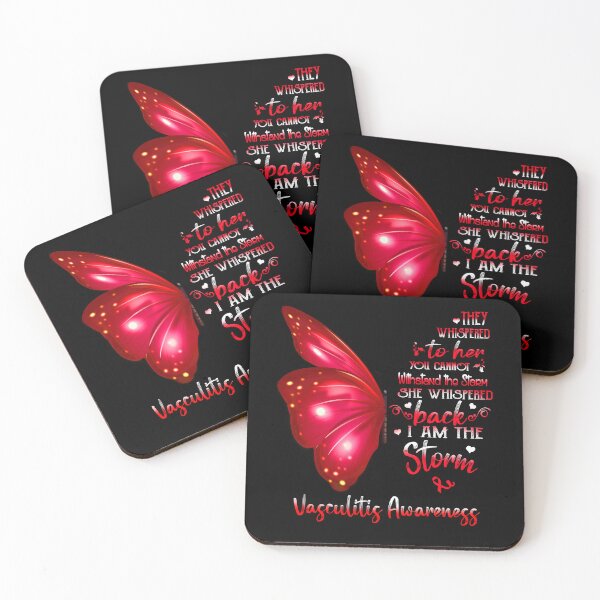 Item preview, She Whispered Back I Am The Storm Vasculitis Awareness Butterfly designed and sold by frechettee.