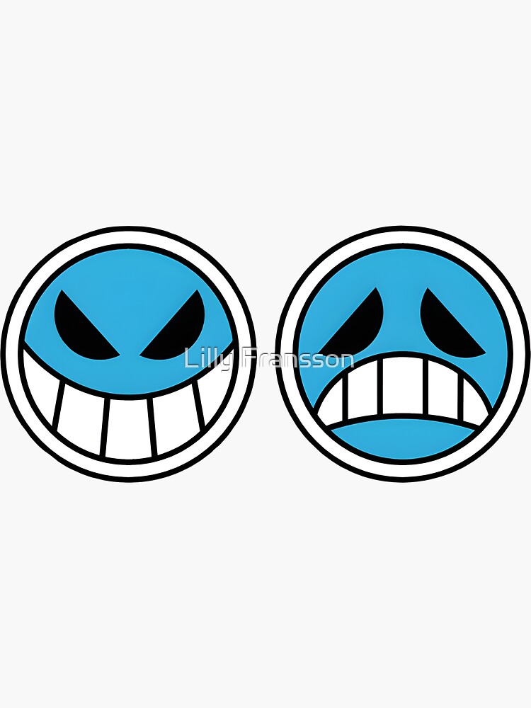 Thumbnail 3 of 3, Sticker, Ace Smiley designed and sold by Lily-Pinkbubble.