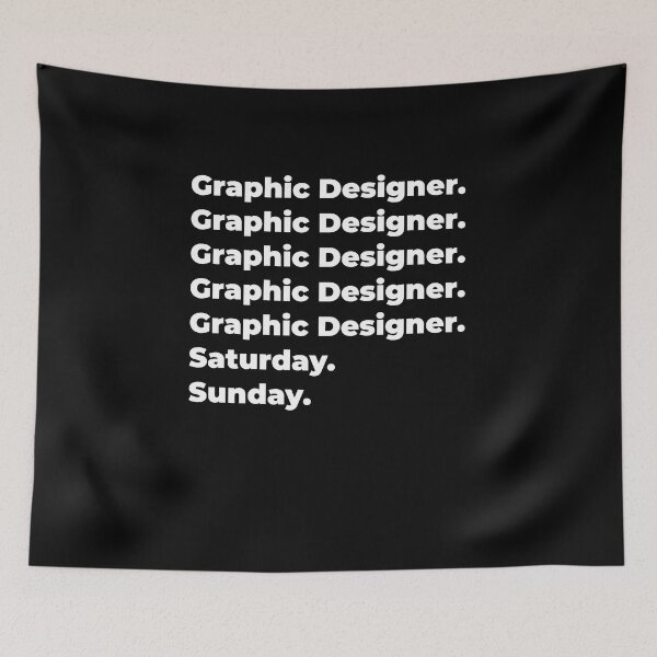 Item preview, Graphic Designer saturday and sunday designed and sold by SVPOD.