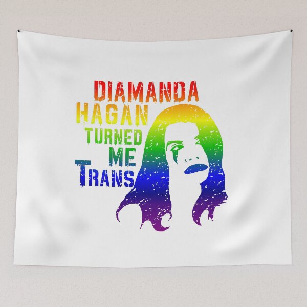Item preview, Diamanda Hagan Turned Me Trans (Rainbow) designed and sold by DiamandaHagan.