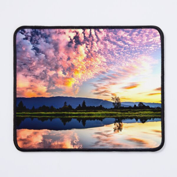 Item preview, WATERSCAPES #22 - Mirror Reflection of Clouds on Lake designed and sold by DEL-Productions.