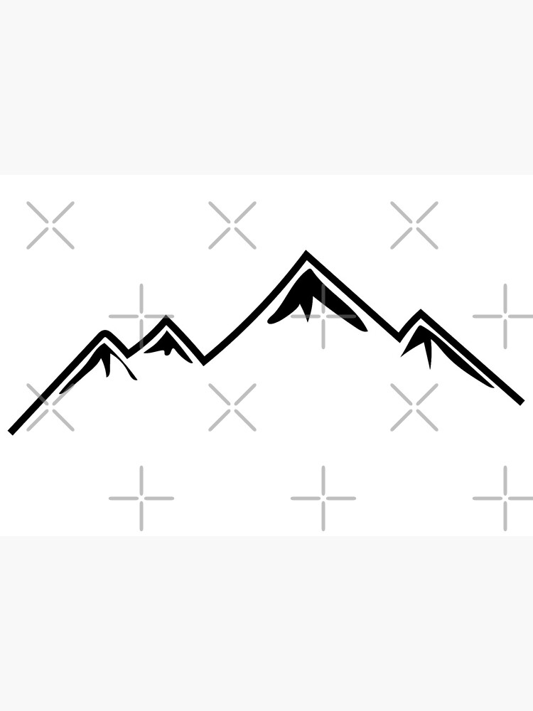 Ski Chalet Mountain Silhouette washi (10mm + silver foil) – simply gilded