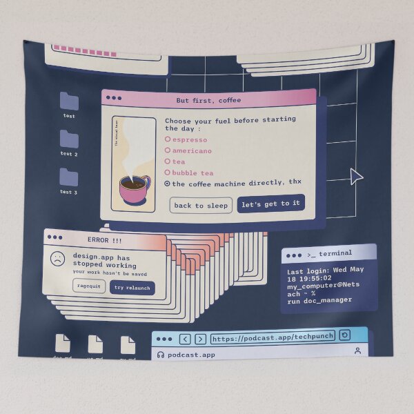 Item preview, Aesthetic Mood - Blue designed and sold by Netsach.