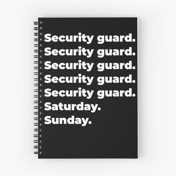 Item preview, Security guard saturday and sunday designed and sold by SVPOD.
