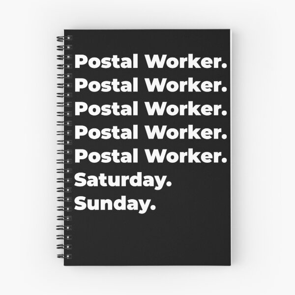 Item preview, Postal Worker saturday and sunday designed and sold by SVPOD.