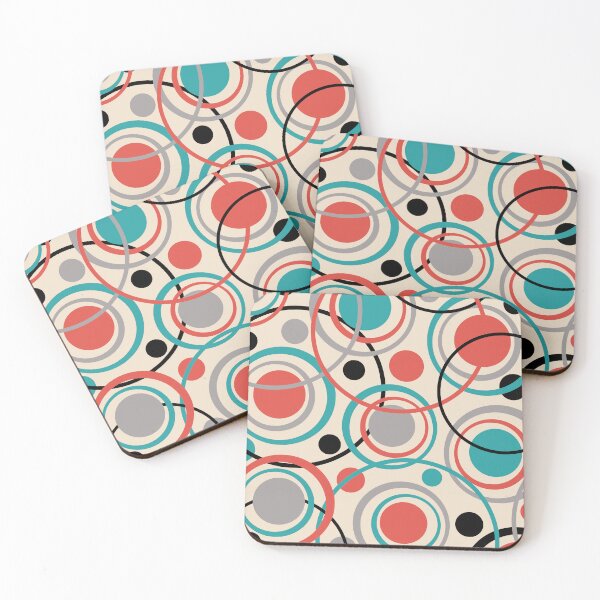 Item preview, Abstract  Geometric Rings Composition designed and sold by tonymagnerart.