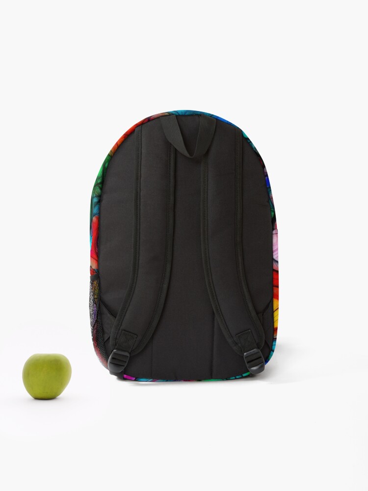 Thumbnail 2 of 3, Backpack, Color galaxy designed and sold by RafaelLima7.